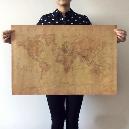 *Free Shipping* The old World Map h..