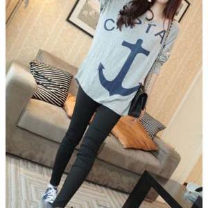 HOT CASUAL WILD LONG-SLEEVED ROUND ..