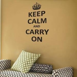 Wall Decal Quotes - Keep Calm and C..