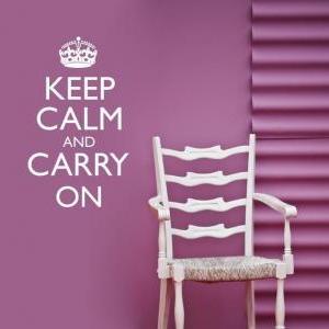 Wall Decal Quotes - Keep Calm and C..