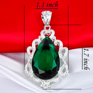 925 silver green gem 2014 popular c..