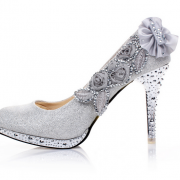 Wedding Shoes Diamond Princess Wedding shoes high-heeled 8CM shoes high heels