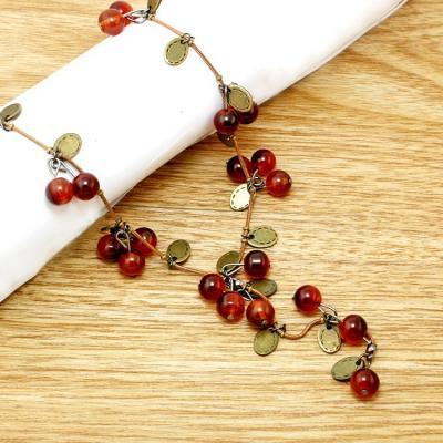 *Free Shipping* New Fashion Women Necklace - Beautiful Red cherries Necklace Pendant Jewelry For women JXB299 931883256