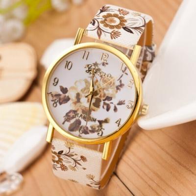 *Free Shipping* New Fashion Trendy Colorful Flower Quartz Watch Ladies Geneva Watch Popular Cartoon Watch Hot Wristwatch 32219861738