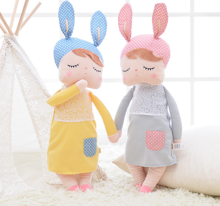 Kawaii Stuffed Plush Animals Cartoon Kids Toys for Girls Children Baby Birthday Christmas Gift Angela Rabbit Girl Metoo Doll 32679986224