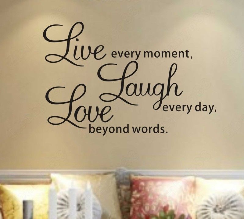 Wall Decal Quotes - S5Q Diy Live Laugh Love Quote Vinyl -6285