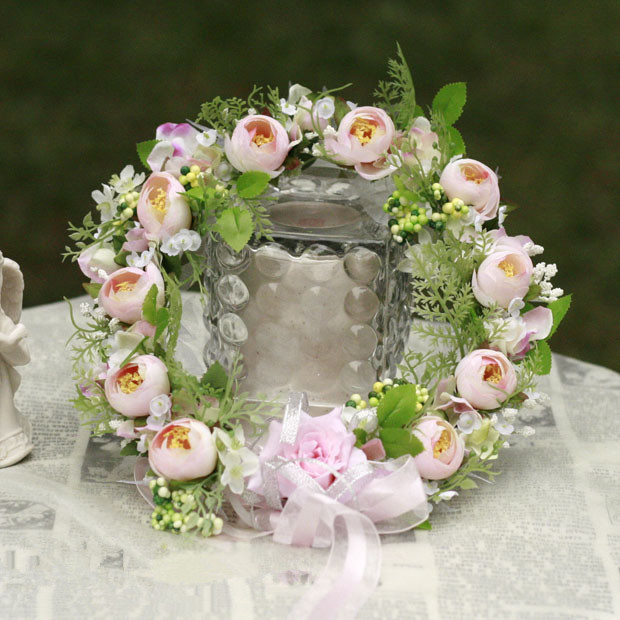 Charming Hot In Stock Rose Camell Silk Flower Pearl Ribbon Bridesmaid Brida Corolla Wreath Photo Wedding Favors Tiaras Hair Accessories