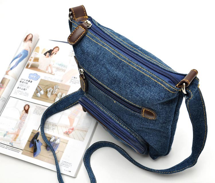 small denim purse