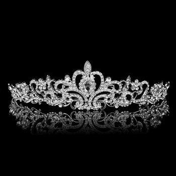 *FREE SHIPPING* Korean rhinestone tiara crown bridal accessories B18