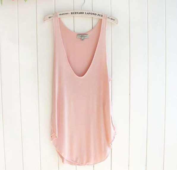 *Free Shipping* Fashion Summer Woman Lady Sleeveless Blouse V-Neck Candy Vest Loose Tank Tops T-shirt