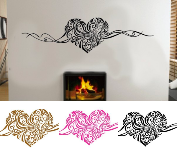 *Free Shipping* SIZE:150 x 40cm Romantic Heart removable wall stickers home decor wall art LOVE wedding decoration centerpieces family decals