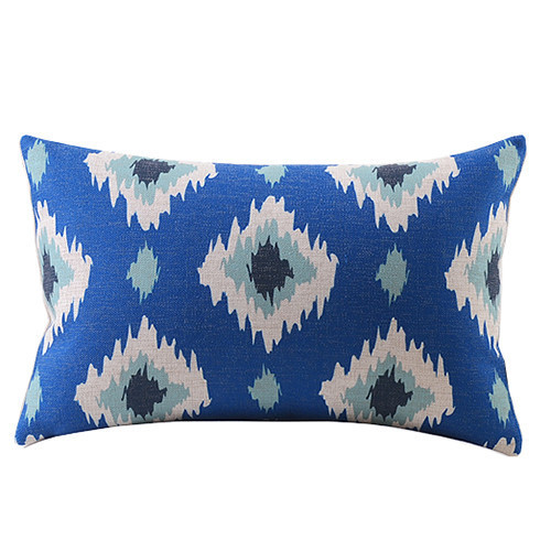 *Free Shipping* Blue Polygon Design Cotton linen Throw Pillow Wedding decoration Square everything for office hotels club nap sofa cushion 32323465519