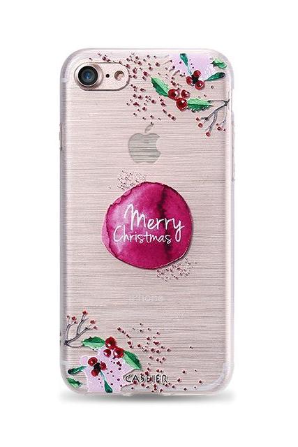 *Free Shipping* Phone Case For iPhone 7 8 Plus Soft TPU Merry Christmas Cover For iPhone 7 8 Plus Relief Silicone Winter phone Case Capa 32792625841