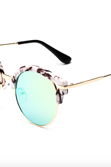 *Free Shipping* FEIDU 2015 Summer Fashion Round Sunglasses Women Eyewear Brand Designer glasses Multi color Points Sun Glasses Shades With Box 32438495037