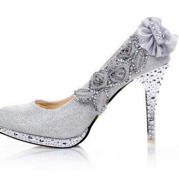 Wedding Shoes Diamond Prin..